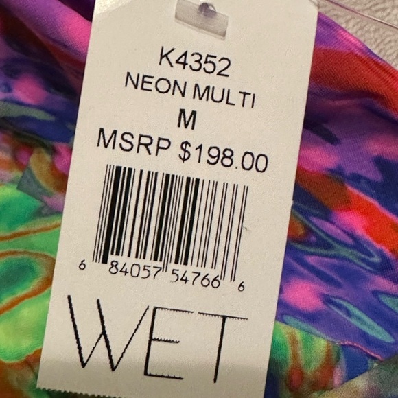 NWT Wet Swimwear Isla De Ibiza Elsa One-Piece Swimsuit
NEON-MULTI - Picture 15 of 16